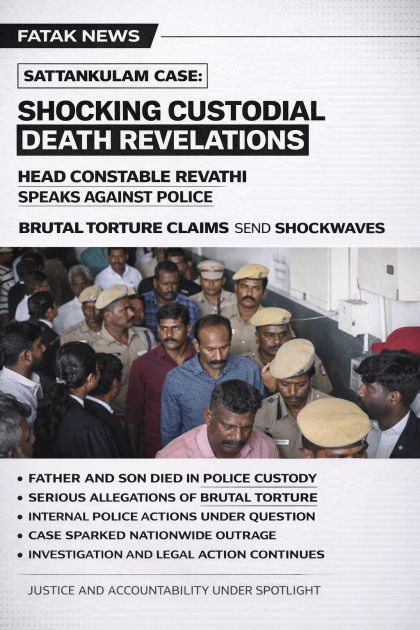 SATTANKULAM CASE: SHOCKING CUSTODIAL DEATH REVELATIONS image
