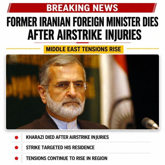 Former Iranian Foreign Minister Kamal Kharazi Reportedly Dies After Airstrike Injuries - Us Isreal Iran War image