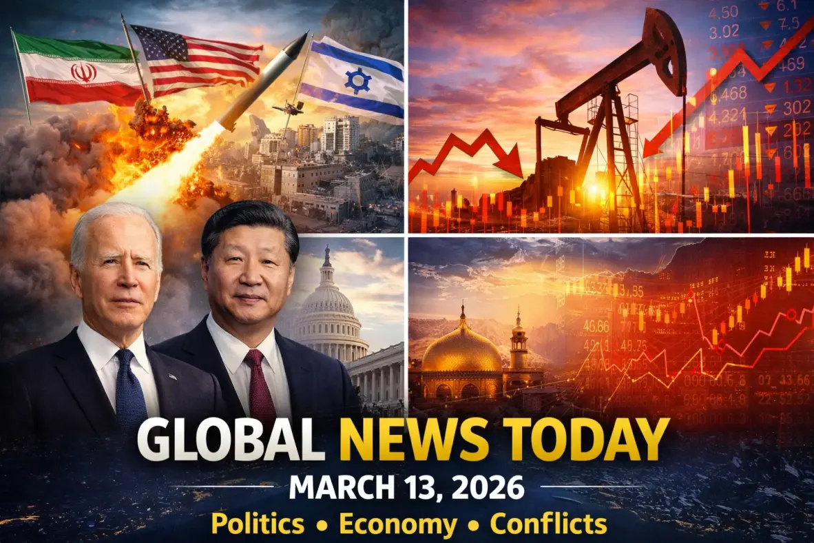 Global News Today – March 13, 2026: Politics, Economy and Conflicts Shaping the World