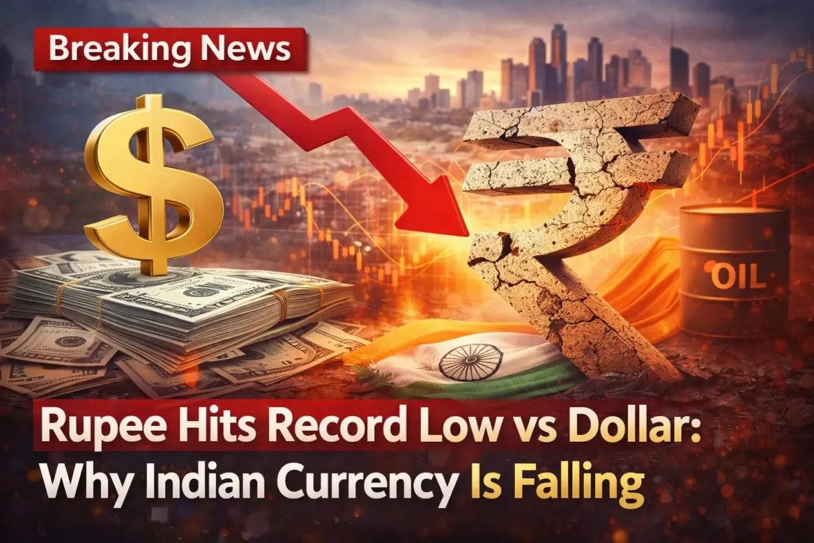 Rupee Falls to Historic Low vs Dollar: 5 Reasons Behind the Currency Crash