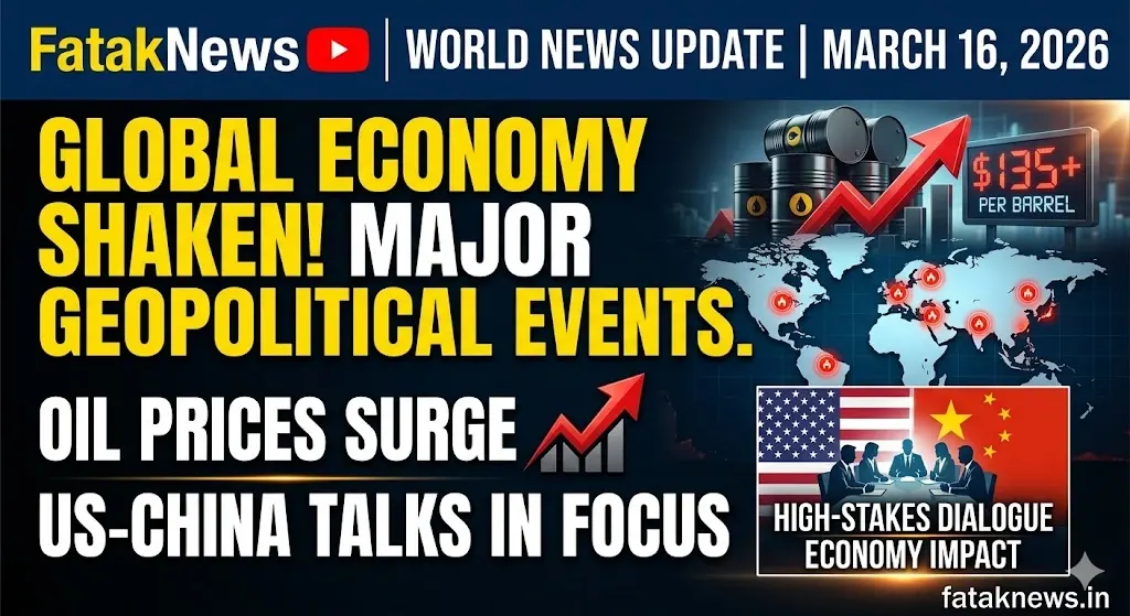 World News March 16, 2026: Major Geopolitical Events Shake Global Economy, Oil Prices Surge, US-China Talks in Focus